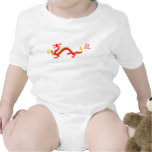 Red Chinese Dragon and Shau T-shirts