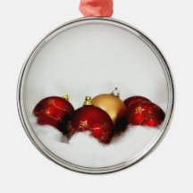 Red Christmas Ball Christmas Ornaments