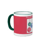 Red Christmas Ornaments Mug