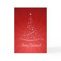 Red Christmas Tree card