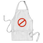 RED CIRCLE APRON