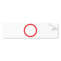 red circle ring bumper stickers