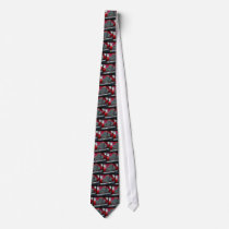 Red Classic Car necktie