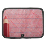 Red colour pencil with colouring organizer