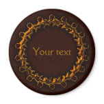 Red & Copper - Elegant Design Fridge Magnets