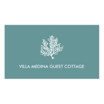 Red Coral Beach Business Card business cards