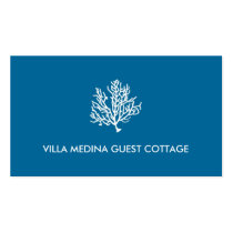 Red Coral Beach Business Card business cards