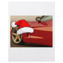 Red Corvette Flyer Design