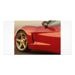 Red Corvette photo cards