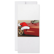 Red Corvette Personalized Rack Card