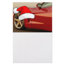 Red Corvette Personalized Stationery