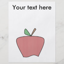 Red country apple personalized flyer