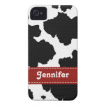 Red Cow Skin iPhone 4 4s Case-Mate Cover Iphone 4 Case