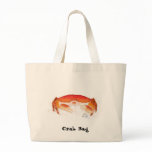 Red Crab Tote Bags