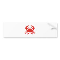 Red Crab Logo Bumper Stickers