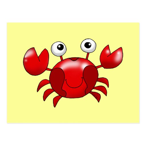 Red crab postcards