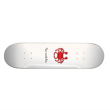 Red crab skateboard decks