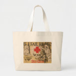 Red Cross Poster - If I Fail He Dies Canvas Bag