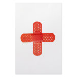 Red cross stationery design