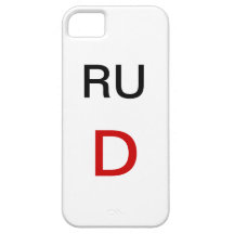 RED D iPhone 5 CASES