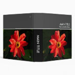 Red Dahlia Photo Book - (1.5in Ring) 3 Ring Binders