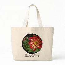 Red Dahlias Bags