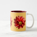 Red Dahlias Coffee Mug