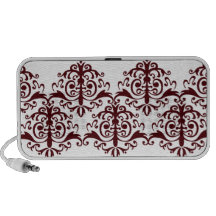 red damask speaker