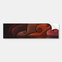 Red Danger Bumper Sticker