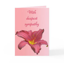 Red Daylily Coordinating Items Cards