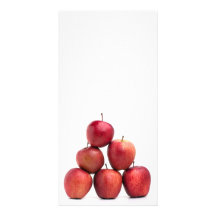 Red Delicious Apples Pyramid Photo Card Template