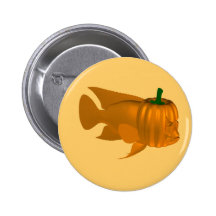 Red Devil Cichlid Button