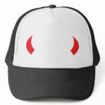 red devil horns icon hat