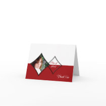 Red Diamond Class Graduation Thank You card