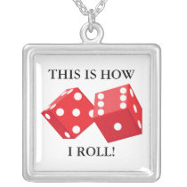Red Dice Necklace
