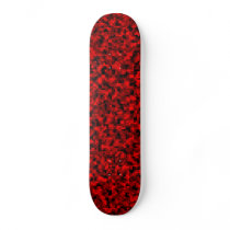 Red Digital Camouflage Skateboard