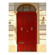 Red Door Postcard