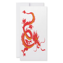 Red Dragon/Chinese New Year Photo Cards