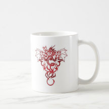 Red Dragon Coffee Mugs