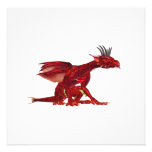 Red Dragon  Invitations