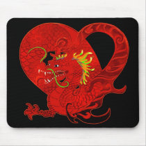Red Dragon Mousepad
