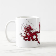 RED DRAGON MUG