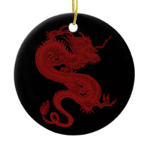Red Dragon Pendragon Ornament