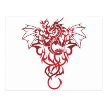 Red Dragon Post Card
