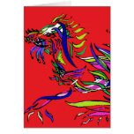 Red Dragon - Ribbon Series - Dragon Card