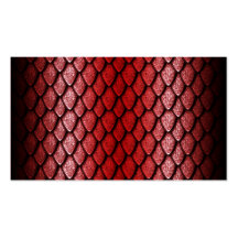 Red Dragon Scales Business Card Template