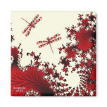 Red Dragonfly Magnet