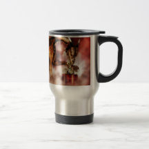 Red Dragons Christmas Mug