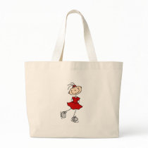 Red Dress Figure Skater Tshirts and Gifts Tote Bag
