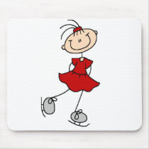 Red Dress Figure Skater Tshirts and Gifts Usepad